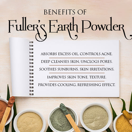 Fuller's Earth Powder (फुलर्स अर्थ का पाउडर)